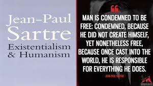 Magicalquote Jean Paul Sartre Man Is Condemned To Be Free