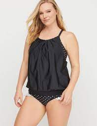 Blouson Swim Tankini Top With No Wire Bra Cacique Tankini Swim Tops Swim Tankini Tankini