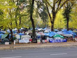 Occupy Portland Our Camp In Chapman Park Downtown Portland Park Trails Downtown Portland Portland