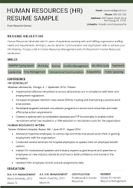 Human Resources Hr Resume Sample Writing Tips Rg