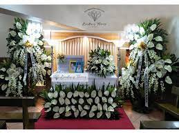 Flowers for wake delivery manila. Sympathy Package Casket Decor 01