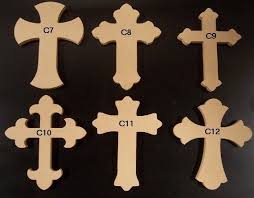 6 X 9 Unfinished Wooden Crosses 1 2 Thick Etsy Wooden Crosses Wooden Cross Wooden Cross Crafts