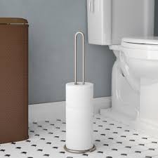 Find toilet brush sets at wayfair. Free Standing Toilet Paper Holders You Ll Love In 2021 Wayfair