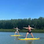 Paddleboard Yoga on Simpson Lake