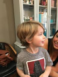 How do you cut a boy's hair with scissors? Baby Boy Haircuts Long Hair The Best Undercut Ponytail