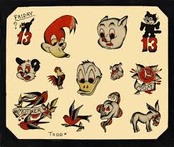 Pin By Thekebs On Tattoo L 3ve Vintage Tattoo Cartoon Tattoos Classic Tattoo