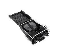 IP65 ABS Negro Cajas Nap Preconectorizado 8 Puertos 1X8 Black 8 Core Fiber  Optic Distribution Box