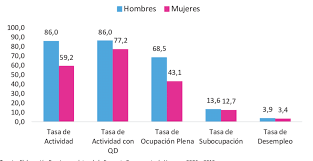Tasa de Actividad con Quehaceres Domésticos, Tasa de Ocupación Plena e... |  Download Scientific Diagram