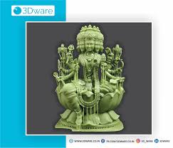 3Dware على X: "3Dware wishes everybody a very Happy Vishwakarma Puja. May  the God of architecture give more creative energy to all the designers out  there! Here's a 3D printed model of