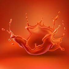 Tomato Juice Splash With Spray Realistic Vector Tomato Juice Paint Png And Vector With Transparent Background For Free Download