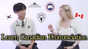 Korean Teen Learns Canadian Pronunciation For The First Time!! 