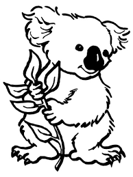 coloriage koala avec feuille d eucalyptus coloriages a imprimer gratuits pages de d&#x00027;hiver gratuites pour les tout-petits