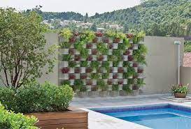 Ahora que se lleva tanto el hormigón en decoración esta jardinera es un detalle decorativo que modernizará tu jardín. Bloque Jardinera Buscar Con Google Cinder Block Garden Cinder Block Walls Backyard Lighting Diy