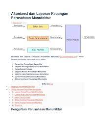 Akuntansi akuntansi untuk perusahaan manufaktur perusahaan manufaktur adalah perusahaan yang 4.466.855 pt sarung gajah jurnal penutup per 31 des 2013 d. Akuntansi Dan Laporan Keuangan Perusahaan Manufaktur Pdf