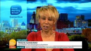 Trisha goddard, formerly called trisha, was a british tabloid talk show hosted by trisha goddard. Trisha Goddard Blasts Stacey Dooley S Disturbing Comic Relief Post In Race Row Mirror Online