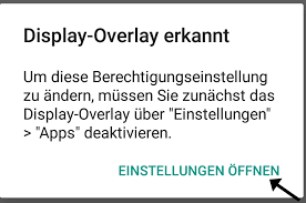 Check spelling or type a new query. Display Overlay Erkannt Deaktivieren Android Os