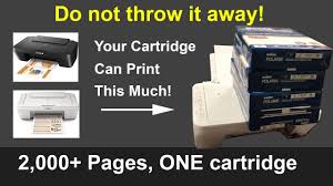 Vous pouvez consulter le guide d'utilisation de votre produit. 1 Trick Print 2 000 Pages With One Cartridge Canon Pixma Mg2500 Mg2525 Mg2520 Mg2550 Youtube
