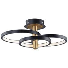 Hoopla Led Semi Flushmount