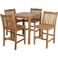 Sold and shipped by costway. Envelor Eden 5 Piece Bar Table Set 5 Piece Brown Frame Bar Height Patio Set With Bar Height In The Patio Dining Sets Department At Lowes Com