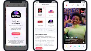 Tinder, bumble, and coffee meets bagel have seen user. Covid Vaccine Stickers Come To Dating Apps In Uk Bbc News