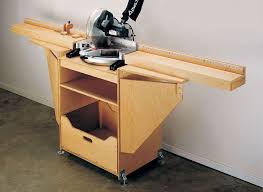 Miter Saw Station Woodworking Project Woodsmith Plans Woodworking Shop Woodworking Woodworking Bench