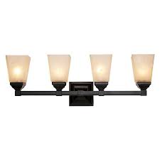 Bel Air Lighting Val Verder 4 Light Craftsman Vanity Bar In Black Bed Bath Beyond