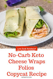 Folios Cheese Wraps Keto Copycat Recipe No Carbs