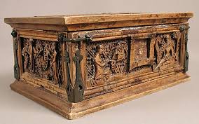 Casket Late 14th Century Medieval Furniture Casket Decorative Wooden Boxes