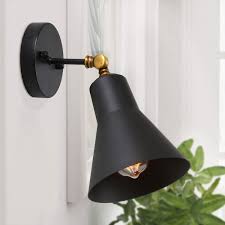 Laluz Black Wall Sconce Swing Arm Farmho Buy Online In Japan At Desertcart