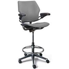 Humanscale Freedom Ergonomic Drafting Leather High Office Chair