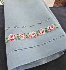 Shop with afterpay on eligible items. Hand Embroidery Linens White Bath Towel With 100 Linen Buy Lavender Embroidery Bath Towel Embroidered Linen Cocktail Napkins 100 Linen Napkin Product On Alibaba Com