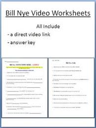 Bill Nye Video Worksheets Three Chemistry Video And Worksheet Collection Bill Nye Nursing Student Tips High School Science Teacher
