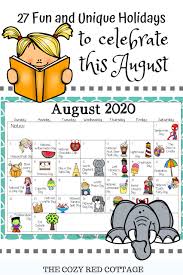 27 Fun And Quirky Holidays To Celebrate With Your Kids In August In 2020 Feelings Chart Fun Holiday