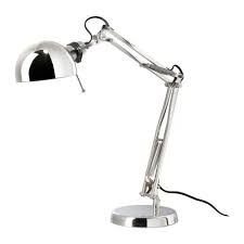 Ikea 601 467 64 Forsa Work Lamp Nickel Plated Perfect For Office Pc Desk Provides A Coordinated Light That Is Illuminazione Ikea Lampade Lampada Da Ufficio