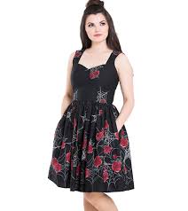 Lulu the baby lop bunny sabrina spice's ravelry store. Hell Bunny Pin Up Gothic 50s Dress Sabrina Spider Webs Roses All Sizes Ebay