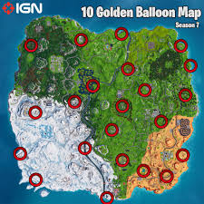 Fortnite snowmando outposts locations list for you. Fortnite Week 9 Challenges Golden Balloon Map Dance Locations And X 4 Stormwing Timed Trials Season 7 Fortnite Wiki Guide Ign