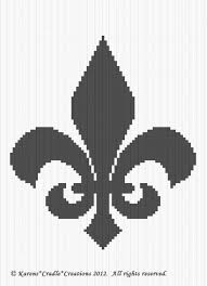 Crochet Patterns Fleur De Lis Graph Afghan Pattern Easy Ebay Cross Stitch Embroidery Cross Stitch Patterns Free Needlepoint Patterns