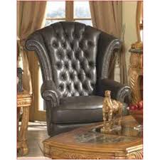 It has a traditional style that adds a touch of elegance to the home decor. 63936 Brown 25 Aico Furniture Trevi Living Room Chair