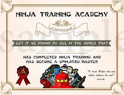 Owning a lamborghini should be a unique and memorable experience. Instant Download Ninjago Birthday Ninjago Birthday Party Training Certificate