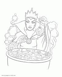 Evil Queen From Snow White Of Disney Disney Coloring Pages Coloring Books Snow White Coloring Pages