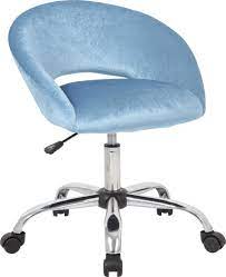 Chic simplicity meets high functionality on our archie office chair. Healy Light Blue Desk Chair Rooms To Go