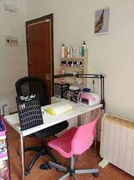 Pin By Nail Technician Income Ideas On Nail Salon Decor Ideas For Home And Business Pedicure And Nail Station Ideas Nail Station Home Nail Salon Nail Salon Decor