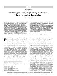 When talking fast, silent words like t are very lightly pronounced in words like christmas to print the lesson on silent letters in the english language click on a white space and choose print. Pdf Stuttering And Language Ability In Children Questioning The Connection