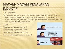 Penalaran dalam matematika ada dua macam yaitu penalaran induktif dan penalaran deduktif. Contoh Penalaran Induktif Dalam Kehidupan Sehari Hari Temukan Contoh