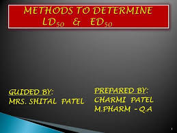Methods To Determine Ld50 Authorstream