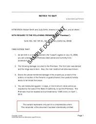 Leasing agricultural land is a profitable option for all the parties involved. Notice To Quit South Africa Legal Templates Agreements Contracts And Forms