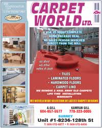 We serve a number of locations in british columbia and washington state. Asn Carpet World Ltd Carpet Publishing Local Businesses Yellow Pages Directory Find Business Find Trade Tradesmen Tradesworker