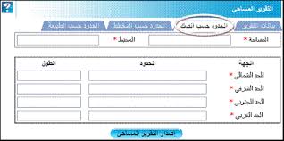 التقرير المساحي