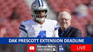 Dak prescott is looking for a bumper deal when he signs an extension to his rookie contract, as the dallas cowboys admit they are not solely focusing on one player's extension. Dak Prescott Deal Deadline Cowboys Rumors News On If Dallas Will Get A Contract Done With Dak Youtube