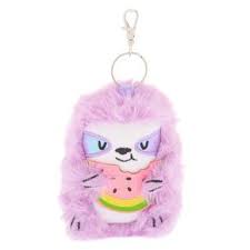 Porte Cl Eacute S En Peluche Sophie Le Paresseux Couleur Lavande Sloth Plush Sloth Unicorn Fashion
